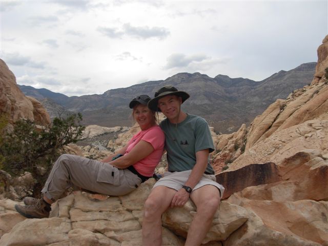 Kathy M and Jay at Red Rock Canyon - Vegas